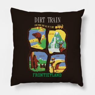 "DIRT TRAIN"  Disnerland Parody Pillow