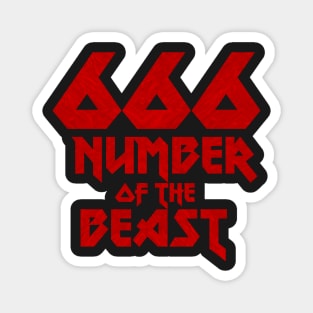 Number of the Beast Magnet