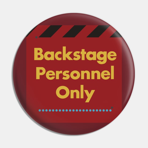 Backlot Tour Backstage Sign Pin by JDesigns77