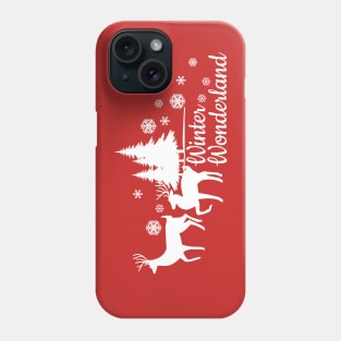 Christmas winter wonderland Phone Case