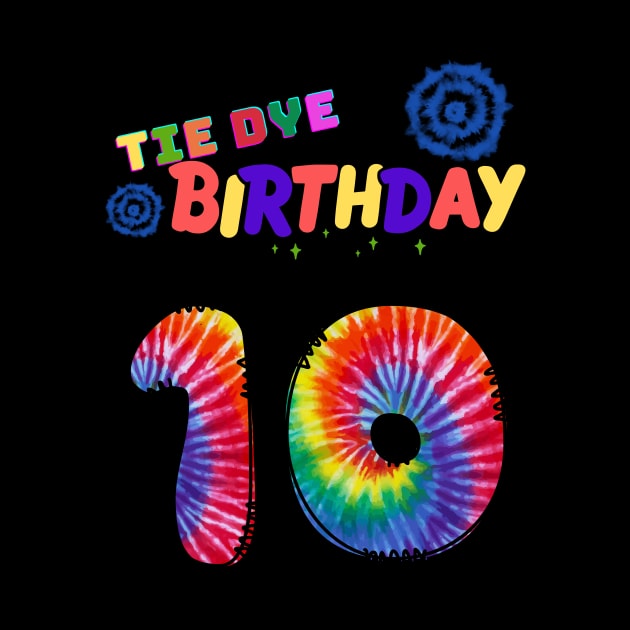 10 years old Tie dye Birthday by Yenz4289