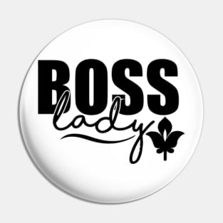 Boss Lady Feminism Pin