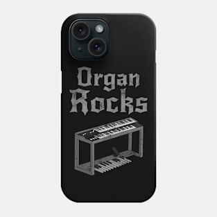 Organ Rocks, Rock Organist Musician Goth Phone Case