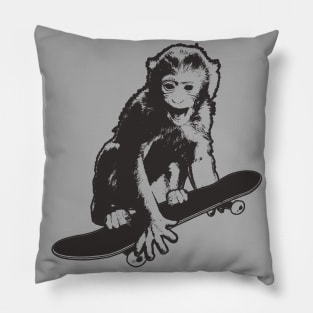 Skater Chimp Pillow