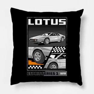 Retro Lotus Series 1 Pillow