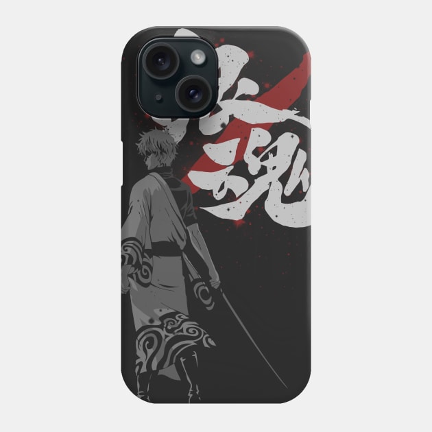 Sakata Gintoki - Gintama Anime Phone Case by oncemoreteez