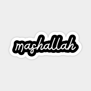 mashallah - white Magnet