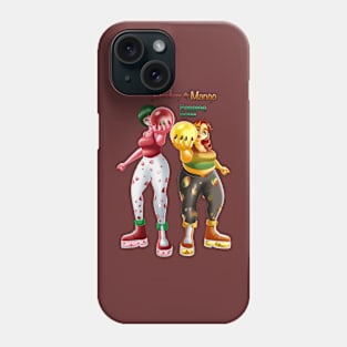 Strawberry/Mango Popping Boba Gals Phone Case