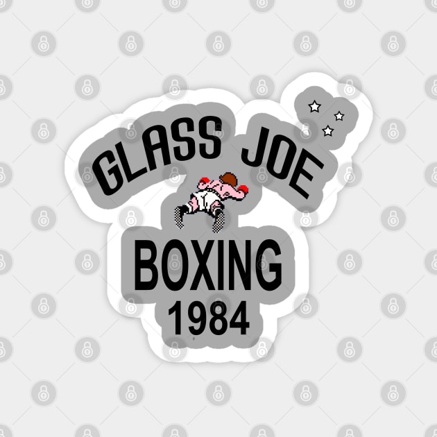 Punch-Out!!!: Glass Joe Boxing Magnet by sinistergrynn