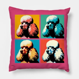 Poodle Pop Art - Dog Lover Gifts Pillow