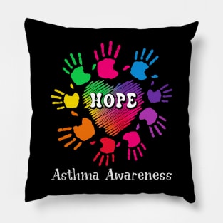 Asthma Allergy Awareness Month Pillow