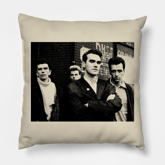 The Smiths Pencil Art Pillow by 2010artpage