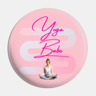 Yoga Babe Pin