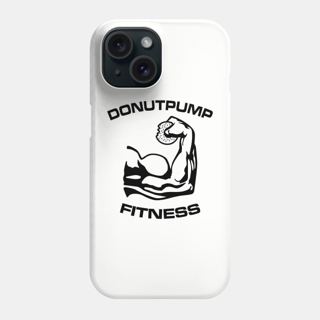 White Frosting DonutPump  OG Phone Case by DonutPumpFitness