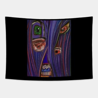 Lost in the Wall (dark) by Paul Tinklin Tapestry