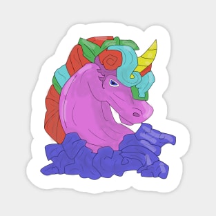 A proud unicorn Magnet