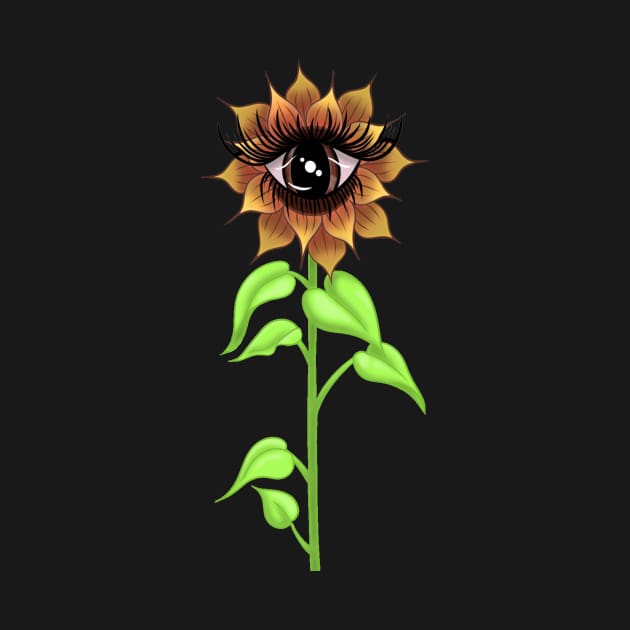 All-Seeing Sunflower by sofjac