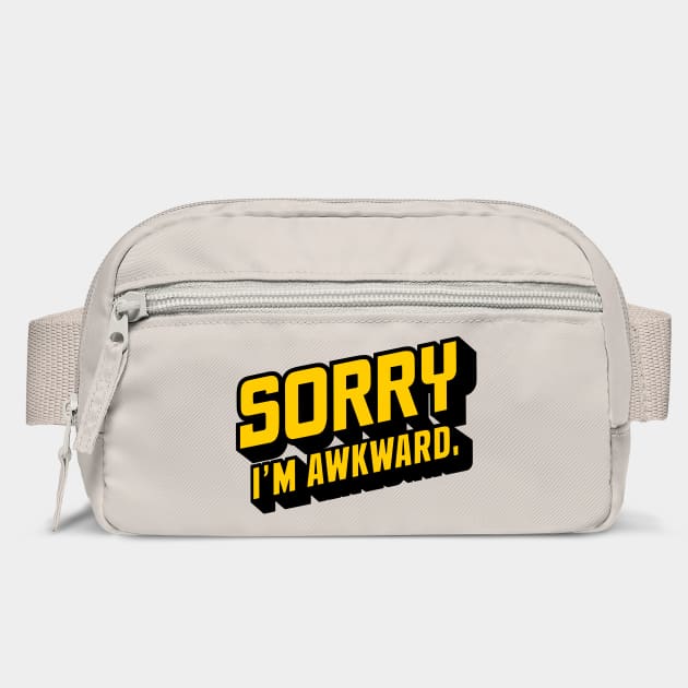 Sorry I'm Awkward Introvert Social Anxiety by Anticorporati