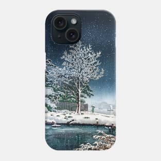 Sumidagawa Suijin Forest by Tsuchiya Koitsu Phone Case