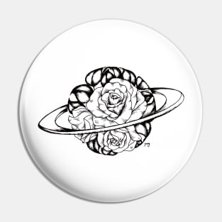 Floral Saturn Pin