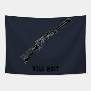 Western Era - Wild West Winchester Rifle Tapestry