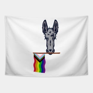 Progressive Pride Democratic Donkey Tapestry