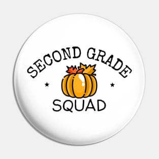 Second Grade Squad Pin