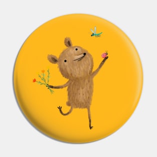 Joyful Bear Pin