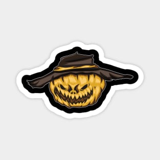 Scary Pumpkin Magnet