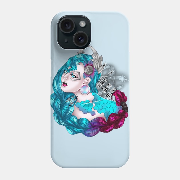 Our Goddess Savion Phone Case by JasonScoreIllustrations