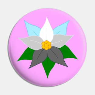 Pride Poinsettia Pin