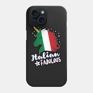 Italian & Fabulous Unicorn Phone Case