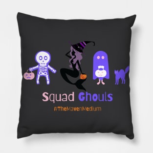 The Maven Medium- Squad Ghouls (Purple) Pillow