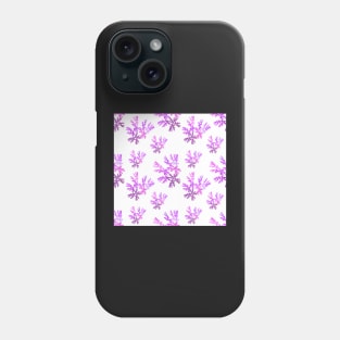 Purple leaves Phone Case