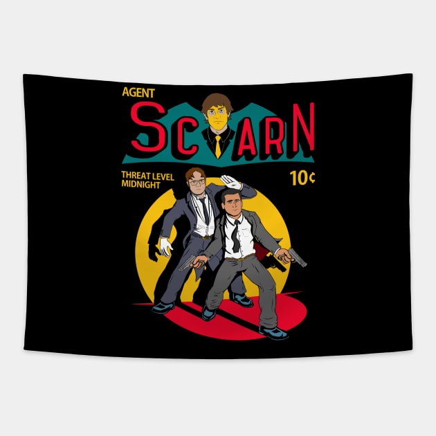 Scarn Comic The Office Tapestry TeePublic