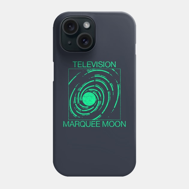 Marquee Moon (green) - distressed Phone Case by Joada