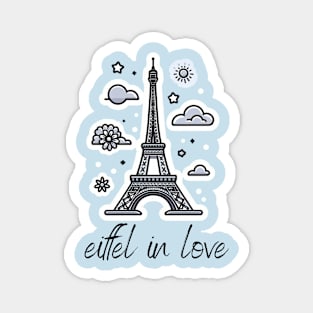 Eifell in love Magnet