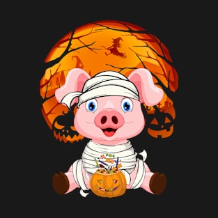 Pig mummy pumpkin T-Shirt