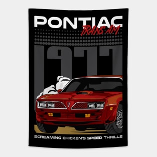 American Firebird Muscle Car Tapestry