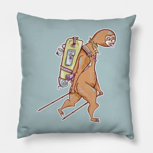 Soth Hiking Team Pillow by mailboxdisco