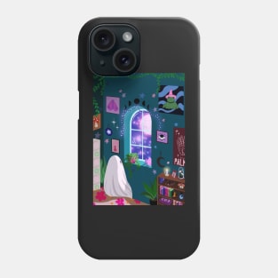 Ghosty with a witchy room Phone Case