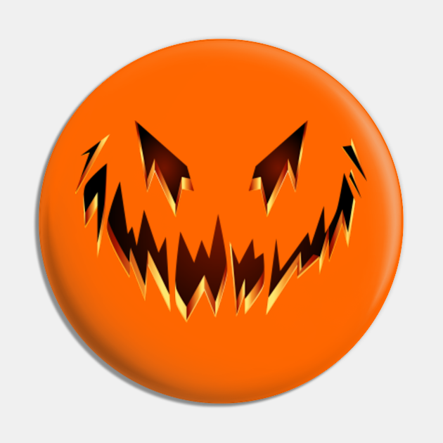 Spooky Orange Jack O Lantern Face - Halloween Jackolantern - Jack O ...