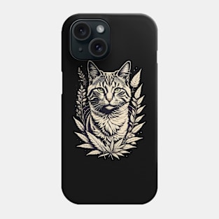 Vintage Cat Art Phone Case