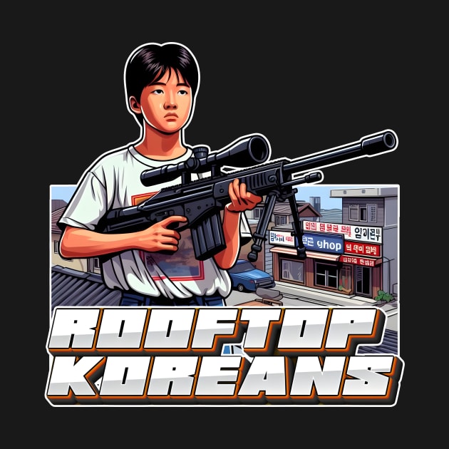Rooftop Koreans by Rawlifegraphic