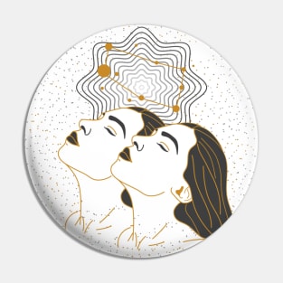 Gemini | Astrology Zodiac Sign Design Pin