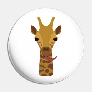 Cheeky Giraffe Pin