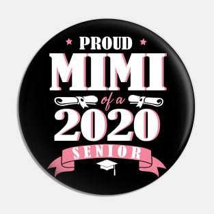 Proud Mimi Of A 2020 Senior Graduate Happy Graduation Last Day Class Of School Quarantine Pin