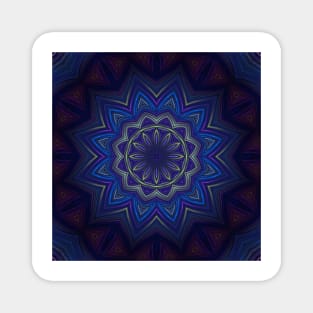 Dark star Mandala Magnet