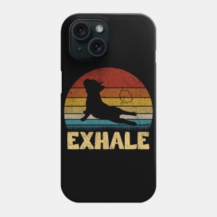 FRENCH BULLDOG EXHALE VINTAGE Phone Case