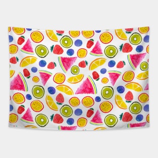 Colorful Fruity Fruit Mix Tapestry